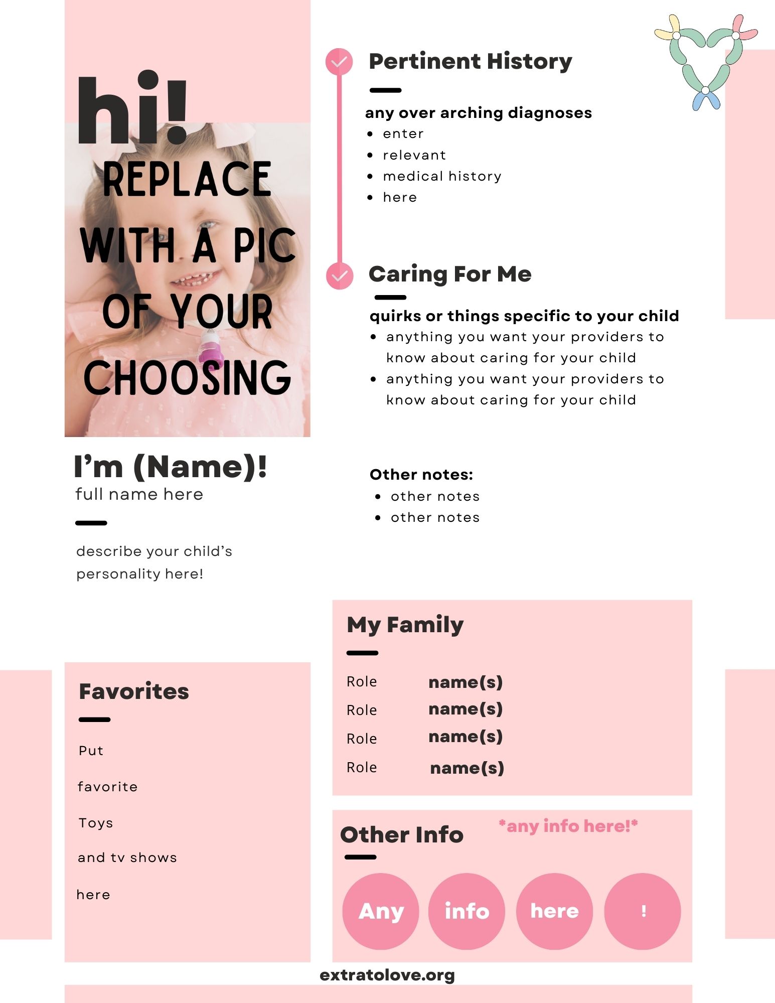 Hospital About Me Template 4 preview